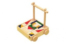 抗菌カラー押し車つみき（KAWAI玩具4420) [№5786-1709]