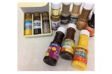 野菜村　３種のごまと三ヶ日みかん、ノンオイルのヘルシー調味料セット（手土産ギフト付） [№5786-1925]