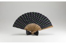 緑守扇 遠州綿紬 扇子(花野) [№5786-2493]
