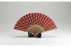 緑守扇 遠州綿紬 扇子(秋茜) [№5786-2494]