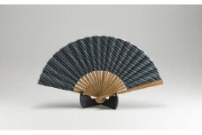 緑守扇 遠州綿紬 扇子(浮草) [№5786-2500]