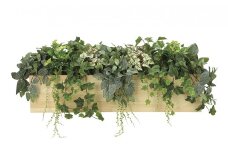 光の楽園　ウッドボックスL【配送不可：北海道・沖縄・離島】 雑貨 日用品 植物 造花 [№5786-2577]