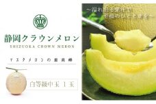 クラウンメロン 白中玉 1玉【配送不可：離島】 [№5786-2748]