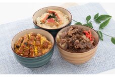 静岡祭丼　食べ比べセットA  （浜名湖鰻まぶし丼・三ヶ日牛丼・伊豆 金目鯛まぶし丼 各2食）配送不可：離島】 [№5786-3406]