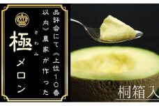 【桐箱入】クラウンメロン　極み×1玉【配送不可：離島】 [№5786-3831]