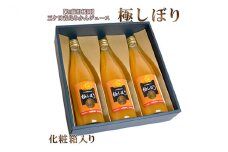 【加藤柑橘園】青島三ケ日みかんジュース『極しぼり』3本セット（化粧箱）【配送不可：北海道・沖縄・離島】 [№5786-4006]