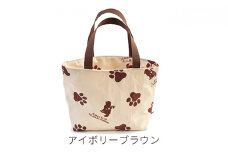 ラリーズカンパニーのハンドメイド　防水トートバッグ（アイボリーブラウン） [№5786-4079]