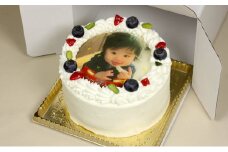 写真ケーキ4号サイズ 引換券 [№5786-4115]