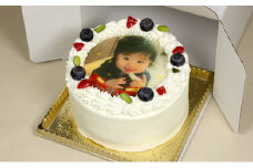 写真ケーキ4号サイズ 引換券 [№5786-4115]