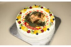 写真ケーキ8号サイズ 引換券 [№5786-4119]