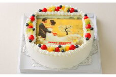 写真ケーキ9号サイズ 引換券 [№5786-4120]