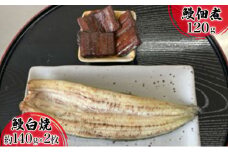 【2025年8月15日頃～順次発送予定】浜名湖産鰻　白焼 約140g×2本・鰻佃煮120g セット 土用の丑の日 丑の日 うなぎ 静岡県産 浜松  [№5786-4401]