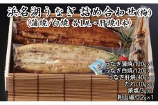浜名湖うなぎ 詰め合わせ（梅）（蒲焼/白焼 各1尾・肝焼1本）【配送不可：離島】 [№5786-4618]