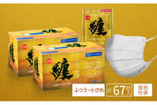 纏 マスク 30枚入 （ふつうサイズ 2箱）、7枚入 （小さめサイズ 1袋）｜不織布 日本製 日用品 対策 防災 不織布マスク  [№5786-4668]