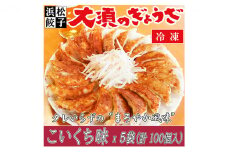 浜松餃子 大須のぎょうざ［ 浜松ぎょうざ まろやか風味＜ こいくち味 ＞］×5袋（1袋20個入、合計100個） [№5786-4783]