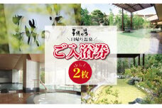 浜名湖かんざんじ温泉　華咲の湯 入浴券（2枚） [№5786-5112]