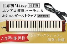 世界初の44鍵エレアコ鍵盤ハーモニカ アルト PRO-44Hv2＆ハーモニカストラップ [№5786-5288]