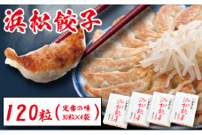 浜松餃子　120粒（定番の味　30粒×4袋）　総重量2.4kg！[№5786-5456]