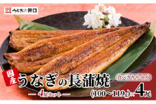 【食べきりサイズ】ITI優秀味覚賞受賞】長蒲焼4尾セット うなぎ 鰻 ウナギ 静岡県 浜松市 【配送不可：離島】  [№5786-5783]