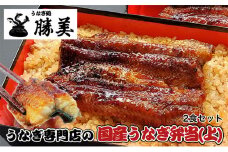 国産うなぎ弁当【上】2食セット [№5786-5438]