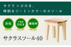 XYL（オーガニックファニチャー・キシル）サクラスツール 40【配送不可：沖縄・離島】 [№5786-5482]