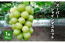 ぶどうのおうち「スーパーシャインマスカット」1房700g以上【配送不可：離島】 [№5786-5593]