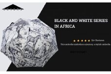 【2か月以内にお届け】傘 Africa旅シリーズ長傘1枚張り【浜松市】[№5360-0078]