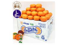 三ヶ日青島みかん【優品】Lサイズ 8kg (60個前後) ミカン 果物 くだもの フルーツ 甘い 浜松市 [№5360-0134]