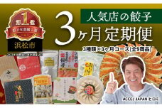 【定期便3回】浜松餃子食べ比べセット(各3種類×3回) 浜松 餃子 食べ比べ セット 静岡 浜松市[№5360-0281]