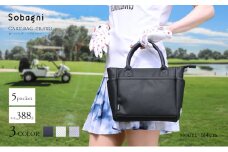 Sobagni カートバッグ -PRATO- ゴルフ カバン バッグ トートバッグ：グレー[№5786-8726]
