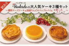 訳あり スイーツ チーズケーキ アップルパイ お楽しみスイーツ 3個 3種 セット 工場直売アウトレット 母の日 父の日