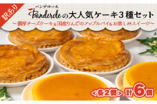 訳あり スイーツ チーズケーキ アップルパイ お楽しみスイーツ 6個 3種 セット 工場直売アウトレット チーズケーキ ケーキ りんご ケーキ 母の日 父の日
