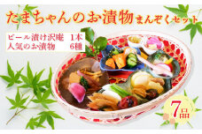 野菜 漬物 詰め合わせ 季節野菜 7種 沼津まんぞく セット 小分け  旬  つけもの 漬け物 漬け もの たくあん 人気 浅漬け 醤油漬け 酢漬け ビール漬 静岡県