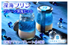 プリン 6個 セット  深海 × 3個 プレーン × 3個 【 沼津港 で 大人気 】  贈答 ギフト 用 母の日 父の日				