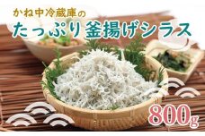 釜揚げ しらす 800g 冷凍 かね中冷蔵庫 沼津 静岡 新鮮 静岡県 国産 コスパ 美味しい シラス
