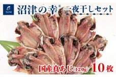 真あじ  一夜干し 3種 計 10枚 1.2kg 干物 詰め合わせ セット 冷凍 おつまみ 定食 お手軽 簡単 弁当 おかず 冷凍 絶品 16000円 ひもの 美味しい ランキング コスパ  人気 極上 静岡 沼津 静岡県 国産