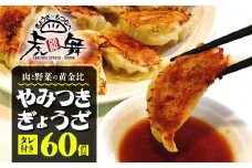 餃子 肉 野菜 60個 小ぶり 20g ジューシー 冷凍 豚肉 鶏肉 手作り おつまみ やみつき餃子 虎舞 沼津