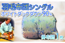羽毛ふとん シングル 1枚 ダウン90％