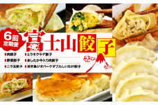 【 定期便 6ヶ月 】餃子 半年コース  肉 野菜 ニラ玉 あしたか 牛 とりキクラゲ しいたけ にんにく 冷凍 簡単調理 フライパン 6回