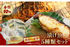 【 漁協の謹製 漬け魚 5種類 セット （ 銀鱈 西京 漬け ・ 本さわら 柚庵漬け ・ サーモン 西京 漬け ・ 赤魚 粕漬け ・さば 昆布 醤油 漬け ）】 人気 コスパ 冷凍 小分け 切り身 静岡 沼津