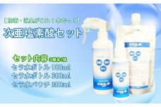 次亜塩素酸 水溶液 セラ 300ml 100ml パウチ 300ml セット 除菌 消臭 微酸性 衛生 ウイルス 対策