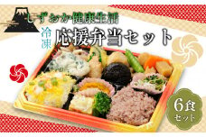 冷凍しずおか健康生活応援弁当セット（6個入り）
