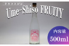クラフト ジン Vir-GIN Ume-Shiso FRUITY 500 ml ギフト 贈答 アルコール 沼津 静岡 国産 梅 紫蘇 酒 