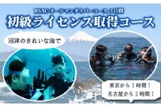 ダイビング ライセンス BSAC オーシャンダイバー コース （初級） 取得 コース  チケット ダイビング フルレンタル 込み cカード 沼津 伊豆 半島 アクティビティ 遊び マリンスポーツ マリンアクティビティ スキューバ ダイビング 海 大瀬崎 平沢 獅子浜 井田