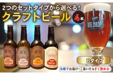 【Bタイプ】 クラフトビール 4本 セット 冷蔵 でお届け 届いてすぐ飲める！ 地酒 静岡県 沼津市 ワンドロップ