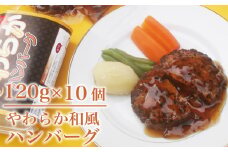 手作り ハンバーグ やわらか クラフト ハンバーグ 120g × 10個 ソース付 無添加 国産 野菜 たっぷり 低カロリー ハンバーグ 家族へのこだわり惣菜 ハンバーグ 