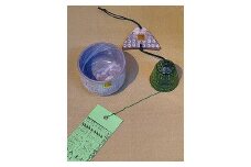 三島産三島暦手風鈴 くつろぎ セットA 陶器 手作り の 逸品 おしゃれ 和風 工芸美 贈答用 プレゼント 風鈴 コップ 湯呑