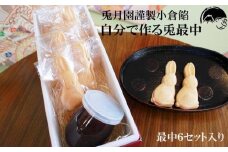 兎月園 兎最中 自宅で 小倉餡 つぶあん もなかセット 詰め合わせ 和菓子 和菓子 スイーツ お菓子 最中セット 手作り キット お子様 うさぎ 静岡県 三島市 ギフト 贈答用 餡子 小倉