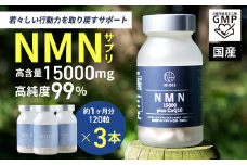 0600-57-01 NMN15000 plus CoQ10 (15,000mgの高配合) ×3箱