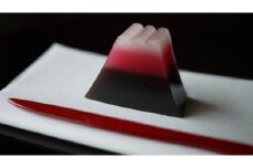 0020-18-04.　華月　和菓子セット２　：富士山羊羹【小倉】・お手造りもなか・特選黒みつ寒天